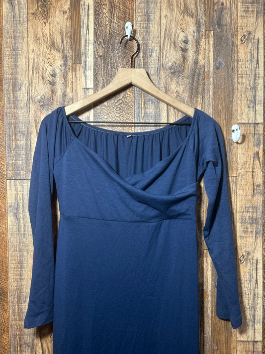 LS floor length dress, size M