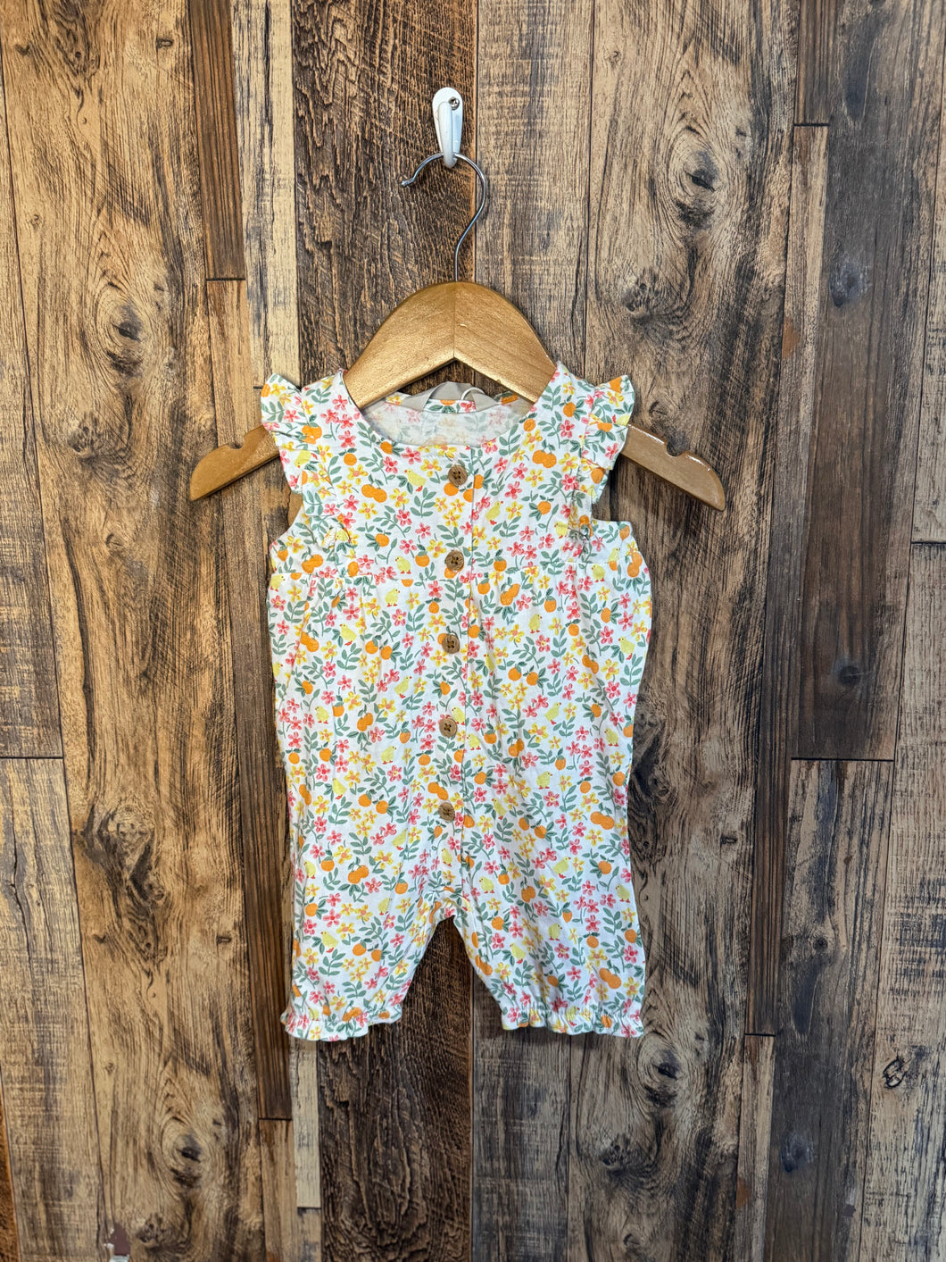 Organic cotton romper nwt, size 0-3m