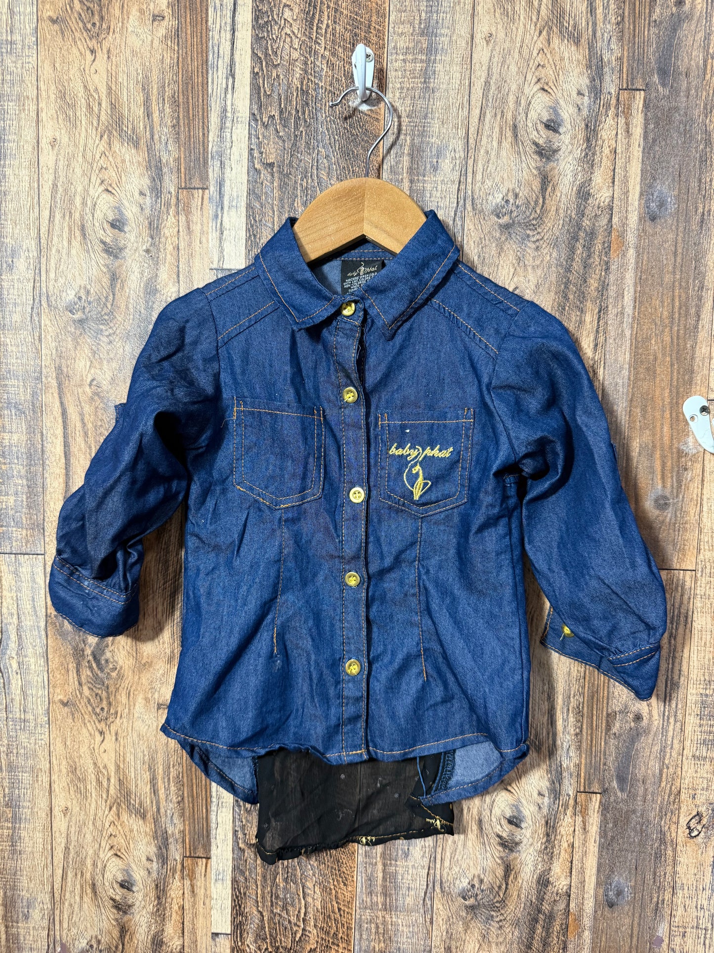 LS button up, size 2t