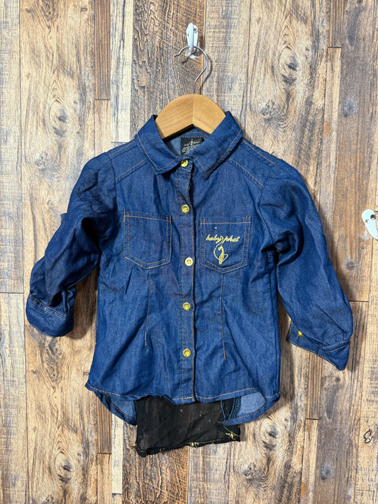 LS button up, size 2t