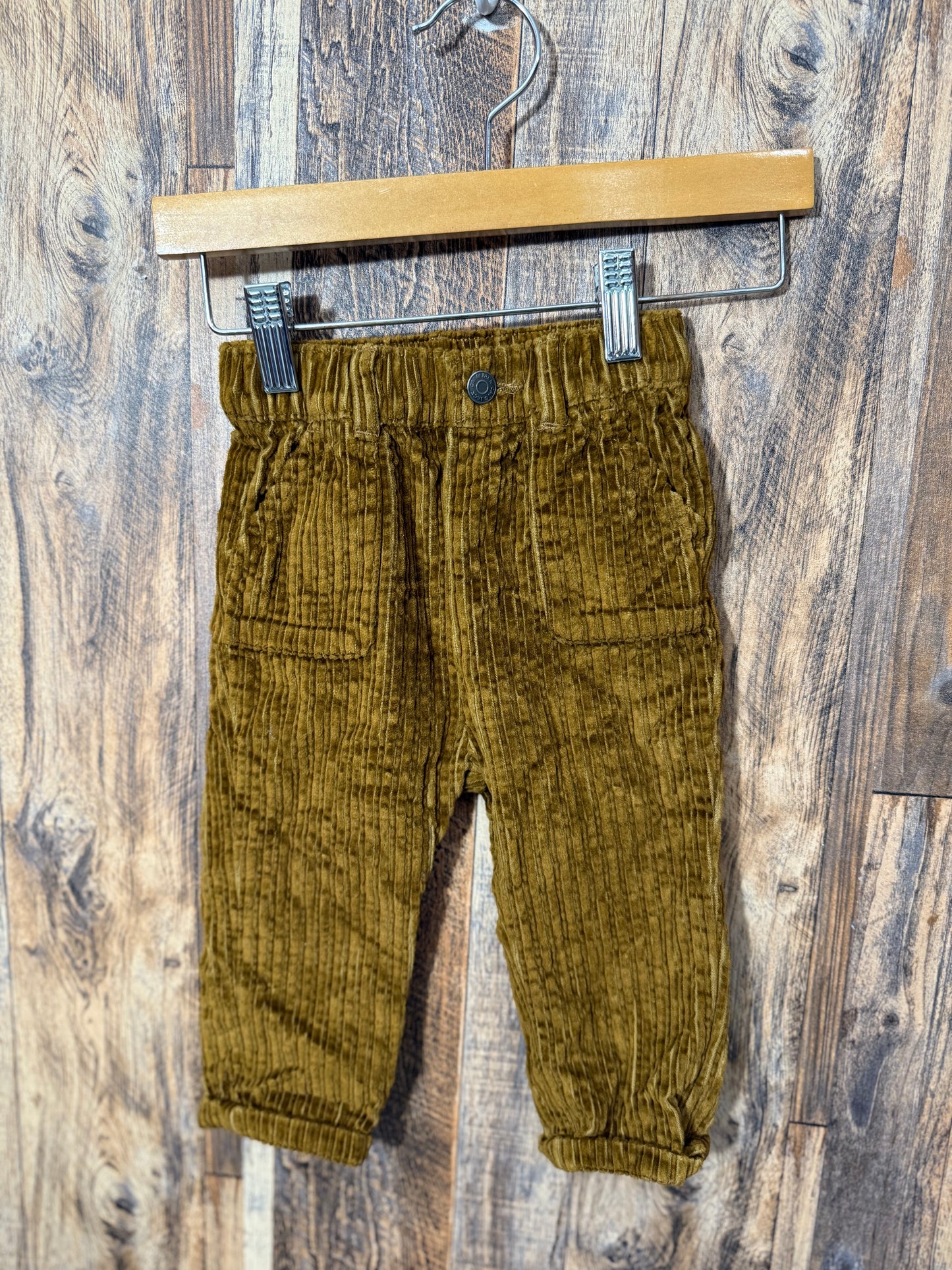 Corduroy pants, size 12m