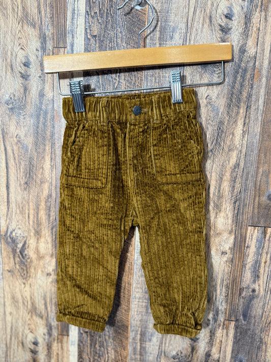 Corduroy pants, size 12m