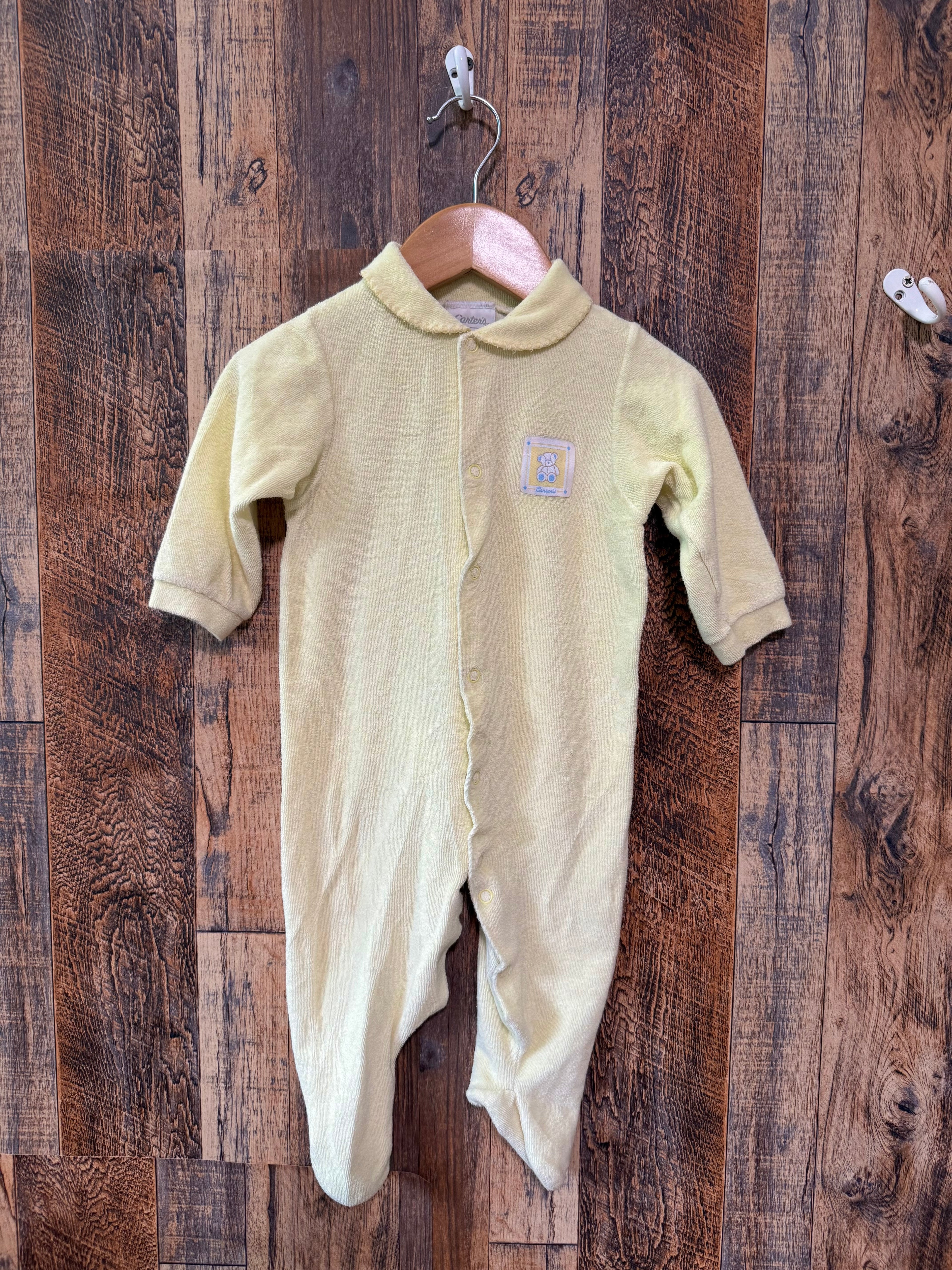 Vintage fleece sleeper, size 6-9m