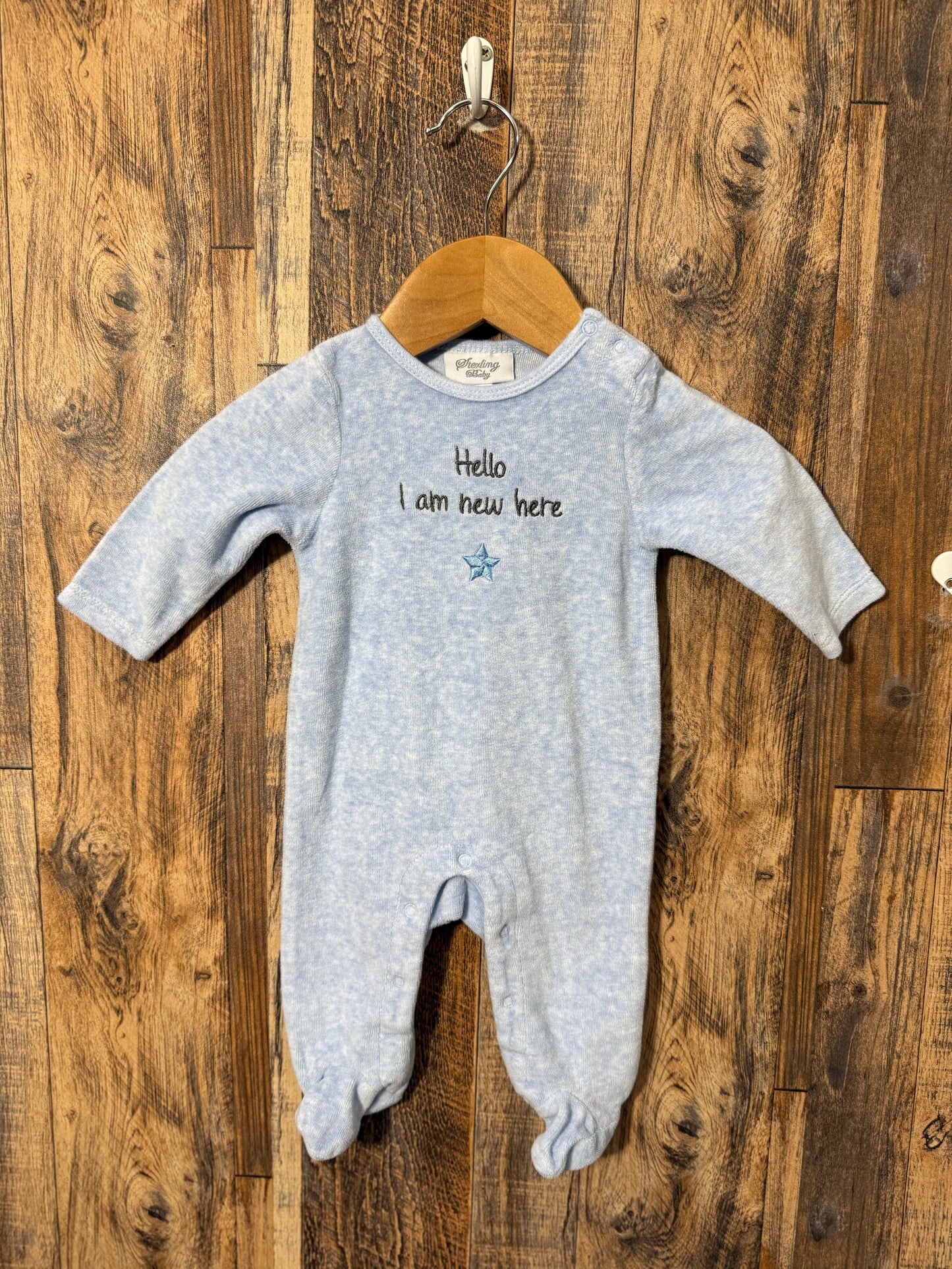 Fleece sleeper, size 3m