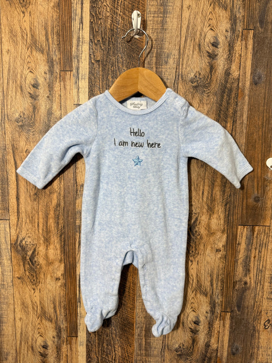 Fleece sleeper, size 3m