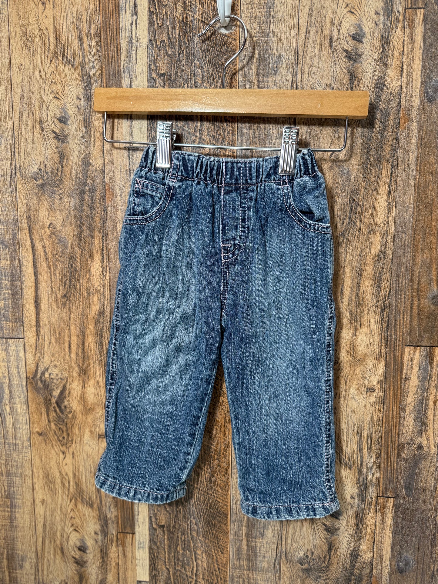 Lined jeans, size 6-9m