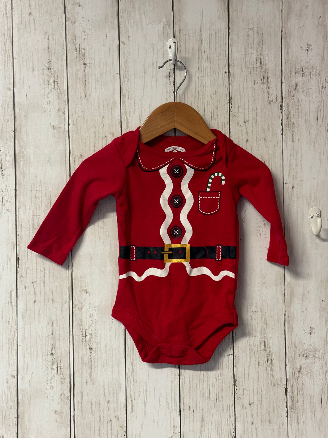 LS holiday onesie, size 6-9m