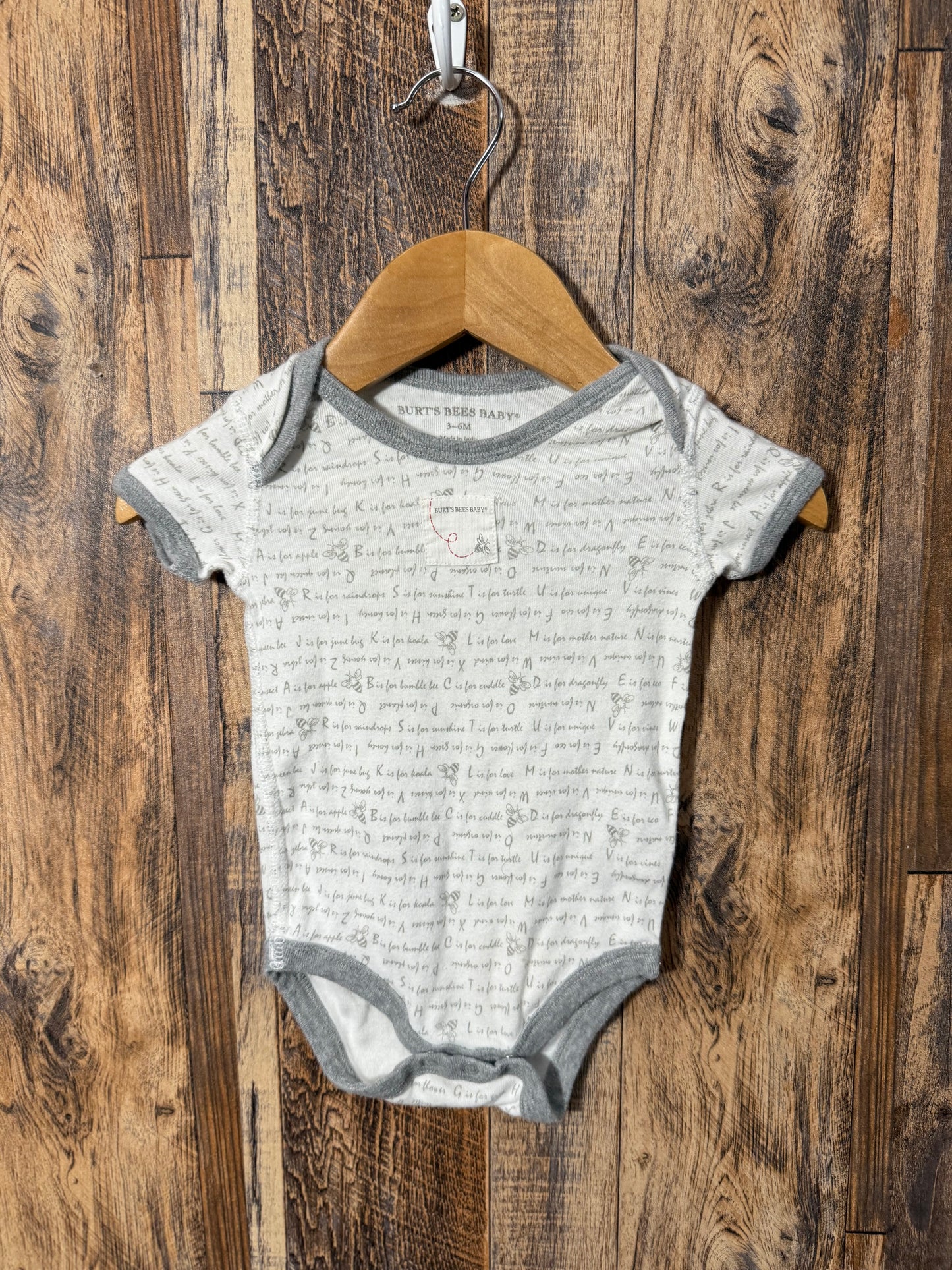 Organic cotton Onesie, size 3-6m