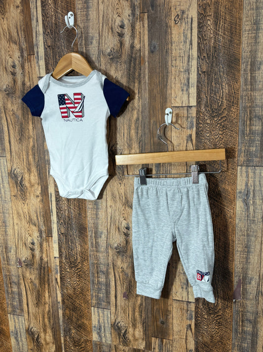 2pc set, size 3-6m