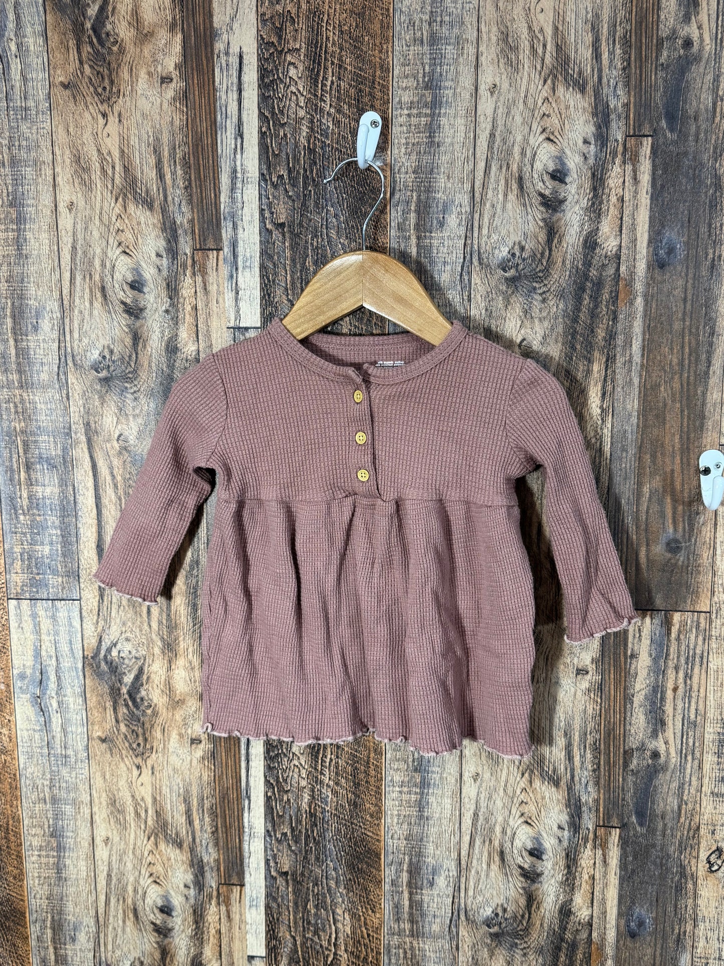 Organic cotton dress, size 6m