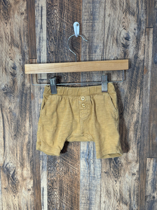Organic cotton shorts, size 1-2m
