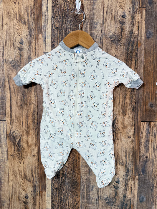 Organic cotton sleeper, size NB