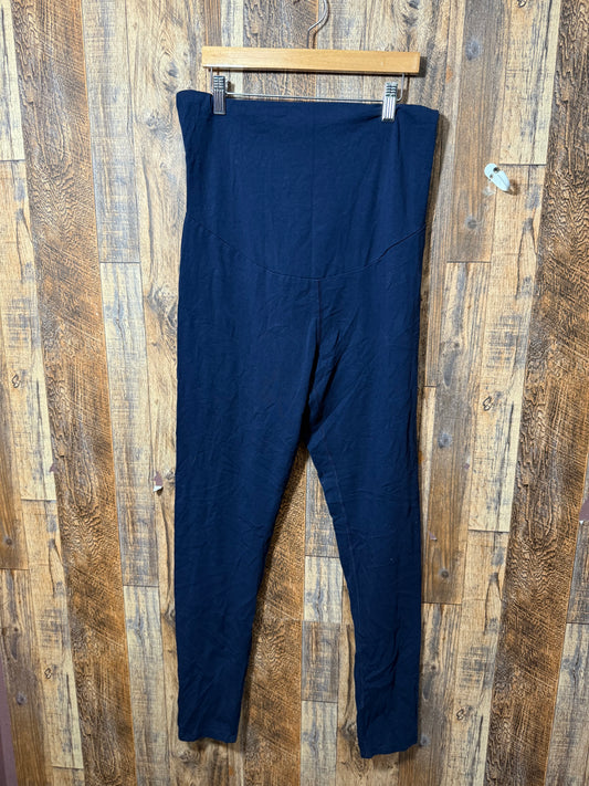 Navy blue leggings, size L