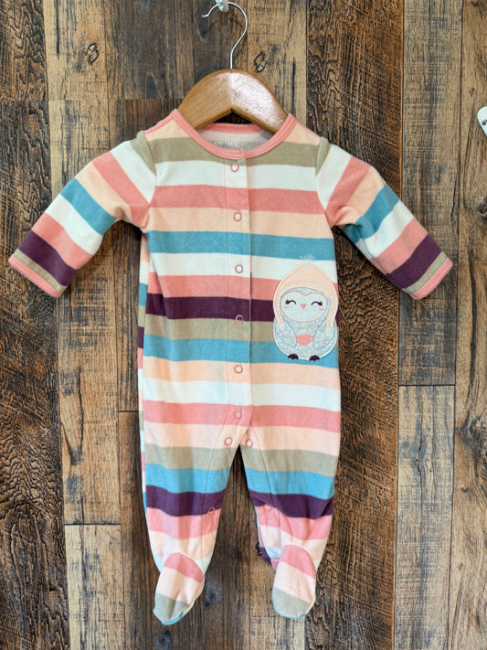 Fleece sleeper, size 3m