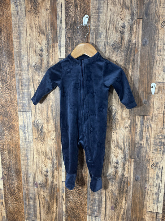 Velvet feel sleeper, size 3-6m