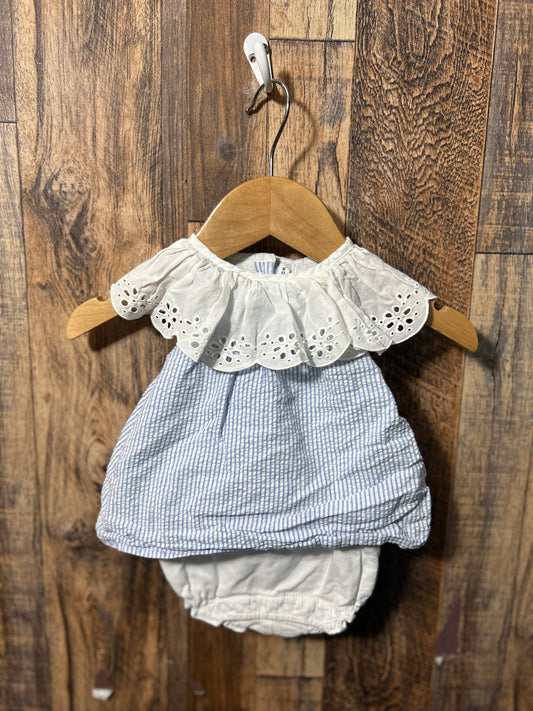 Dress romper, size 0-3m