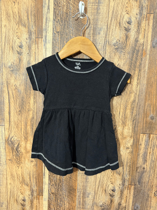 Organic cotton dress, size 0-6m