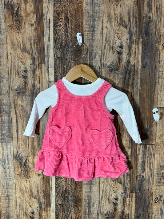 2pc set, size 3-6m