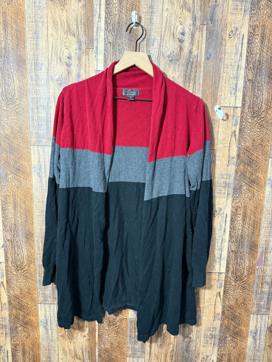 Open front sweater, size L