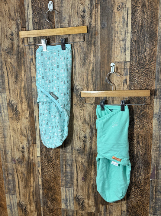 2pc Swaddle set, size S-M