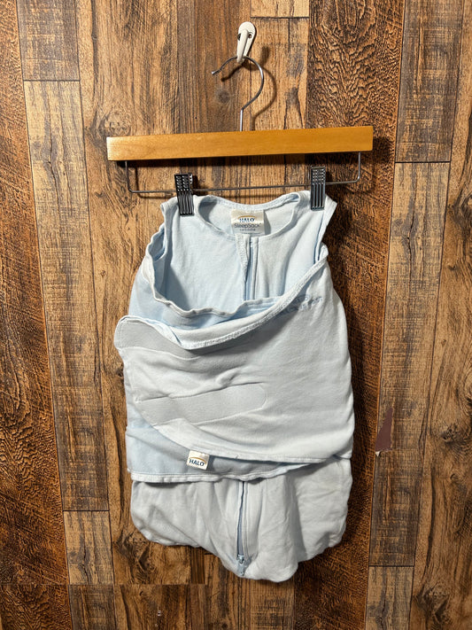 Light Blue Halo swaddle, size 0-3m