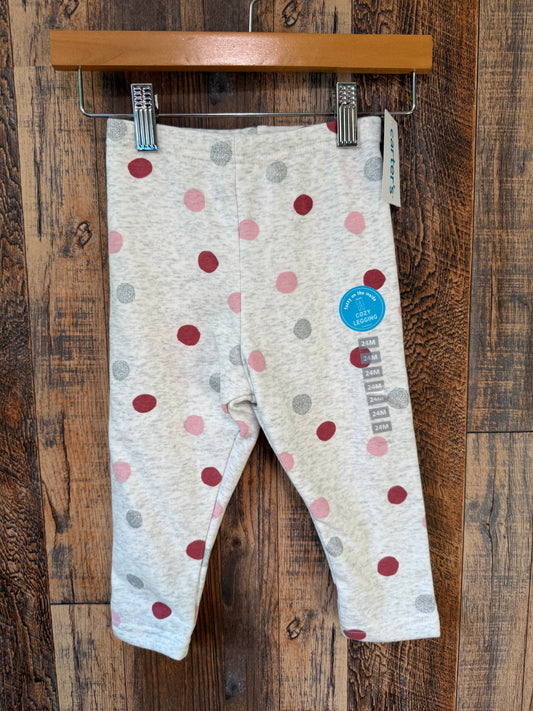 Cozy leggings NWT, size 24m