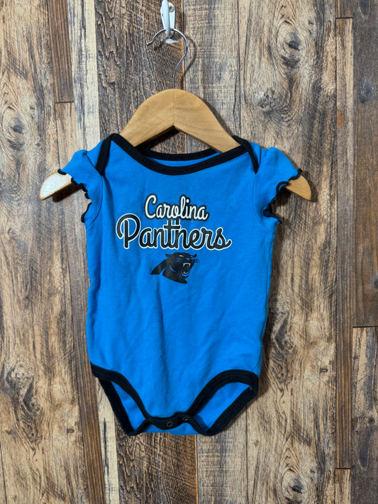 Panthers onesie, size 3-6m