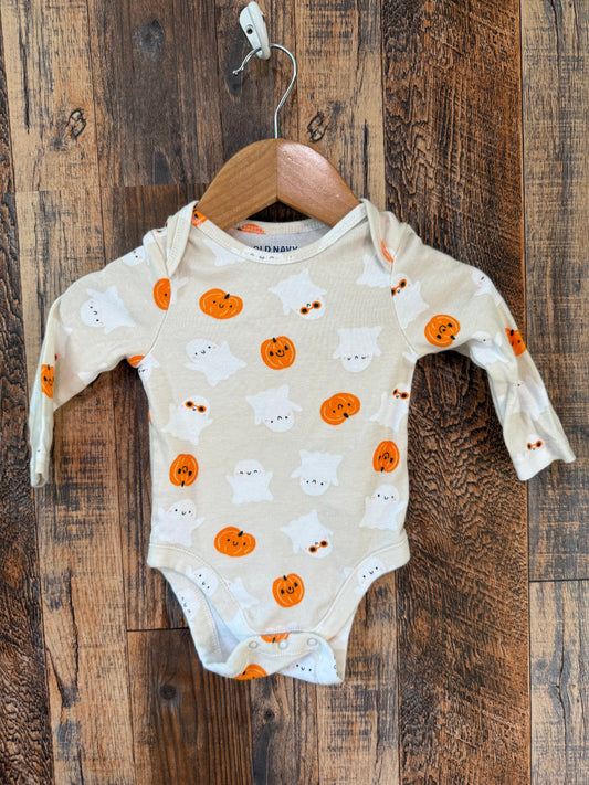 LS fall onesie, size 3-6m