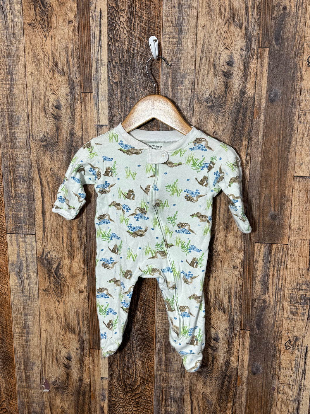 Organic cotton sleeper, size 0-3m