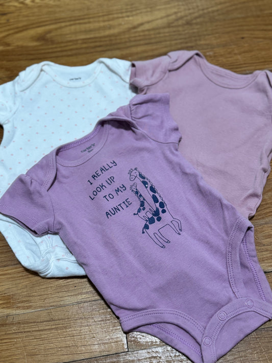 3pc onesie set, size 3m