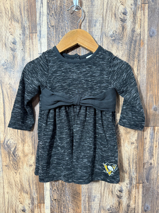 Penguins dress, size 6-12m