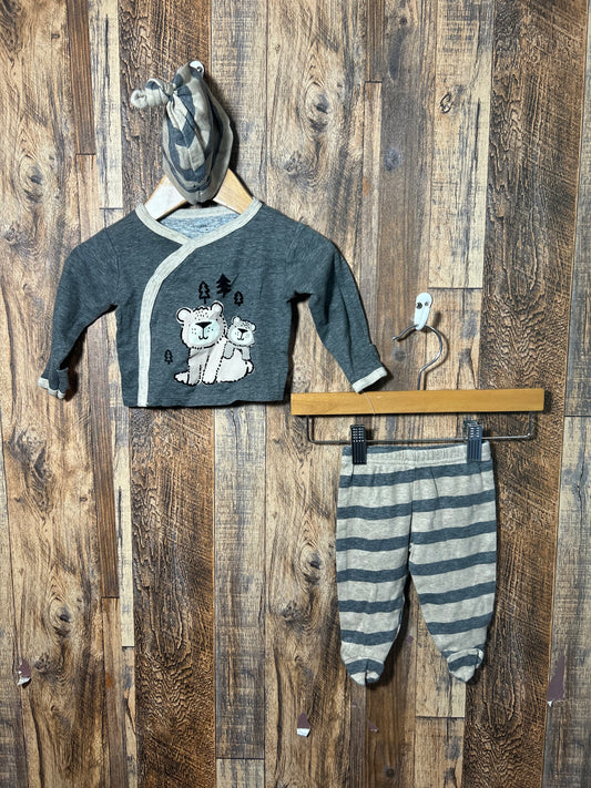 3pc set, size 0-3m