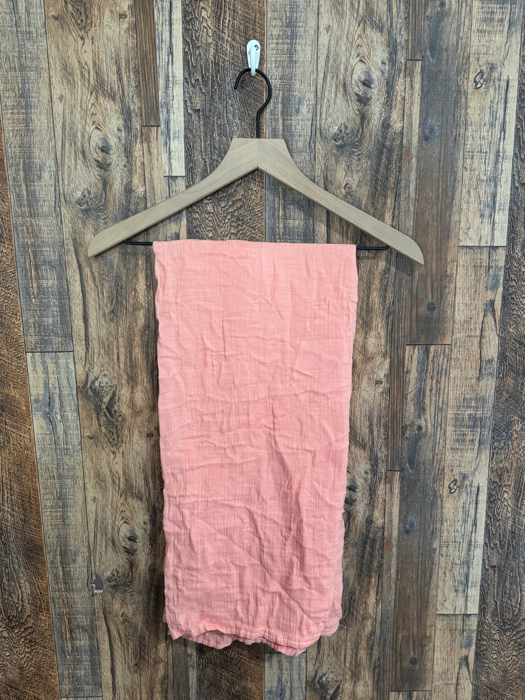 Pink muslin blanket