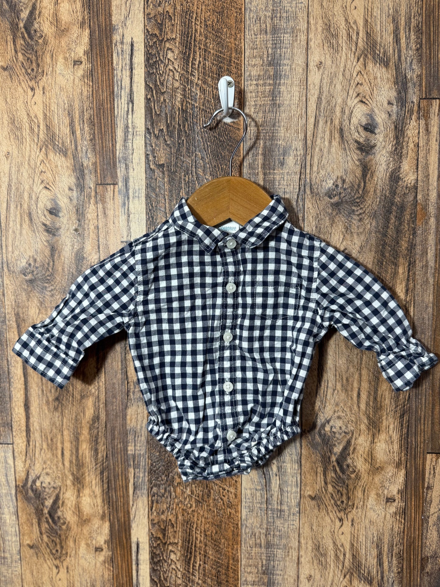 LS button up, size 0-3m