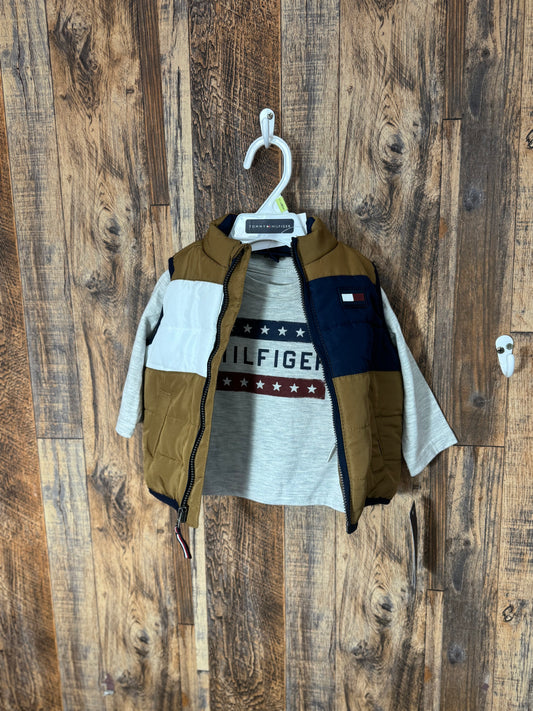 LS shirt w/ vest NWT, size 3-6m