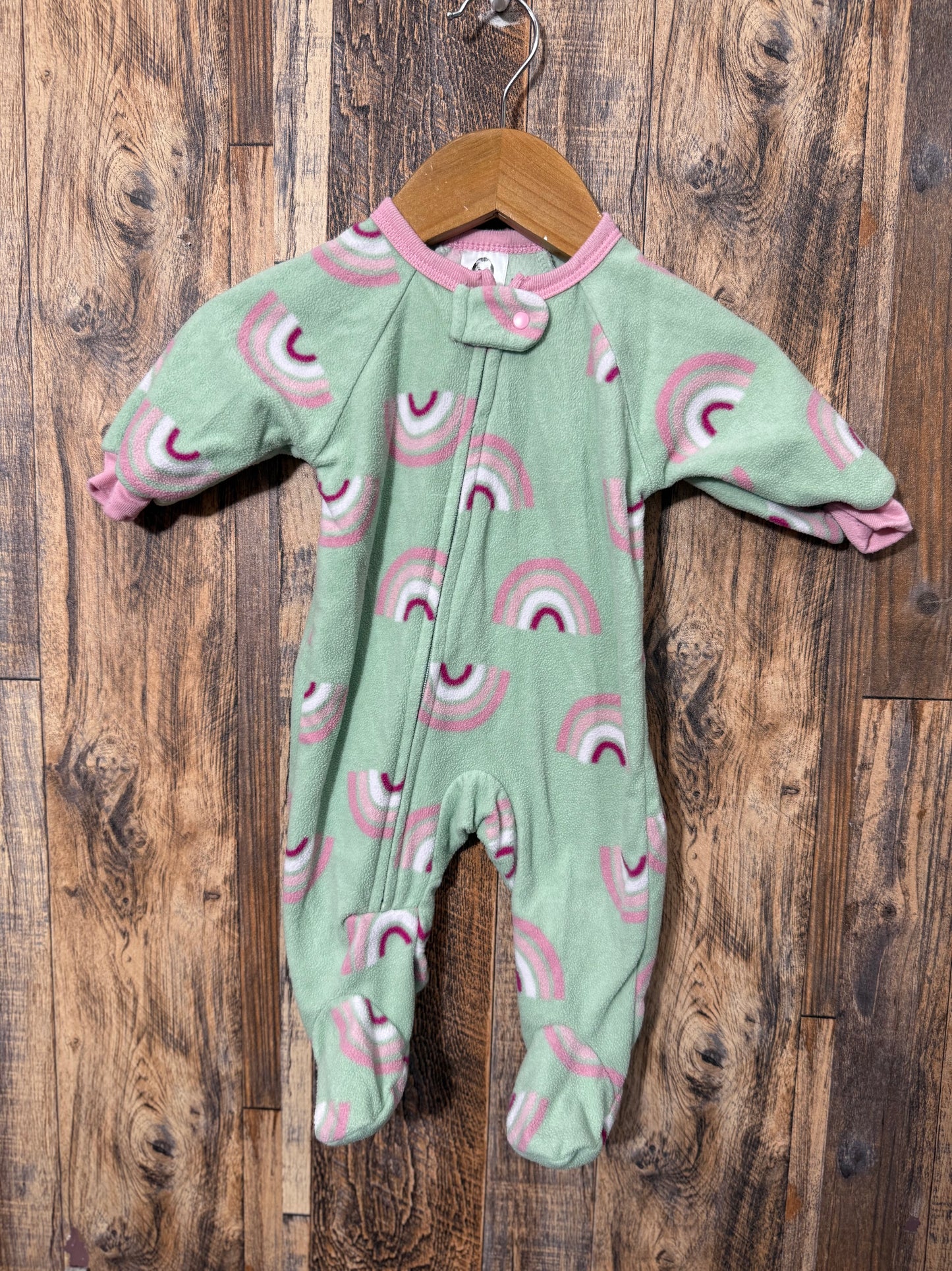 Fleece sleeper, size 0-3m