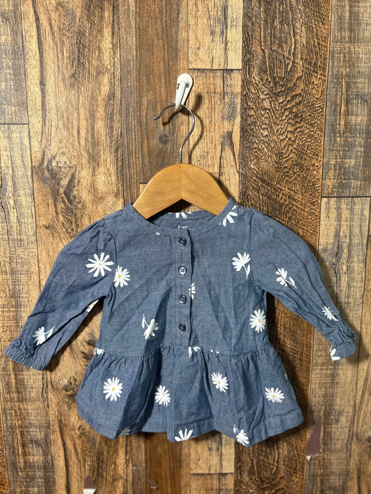 LS dress, size 6m