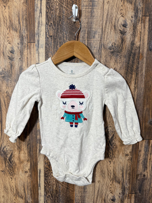 LS shirt, size 6-12m