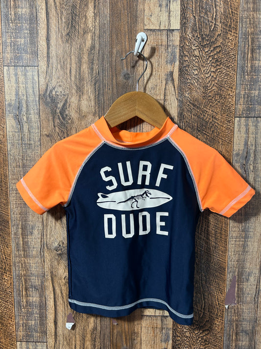 Swim shirt, size 24m