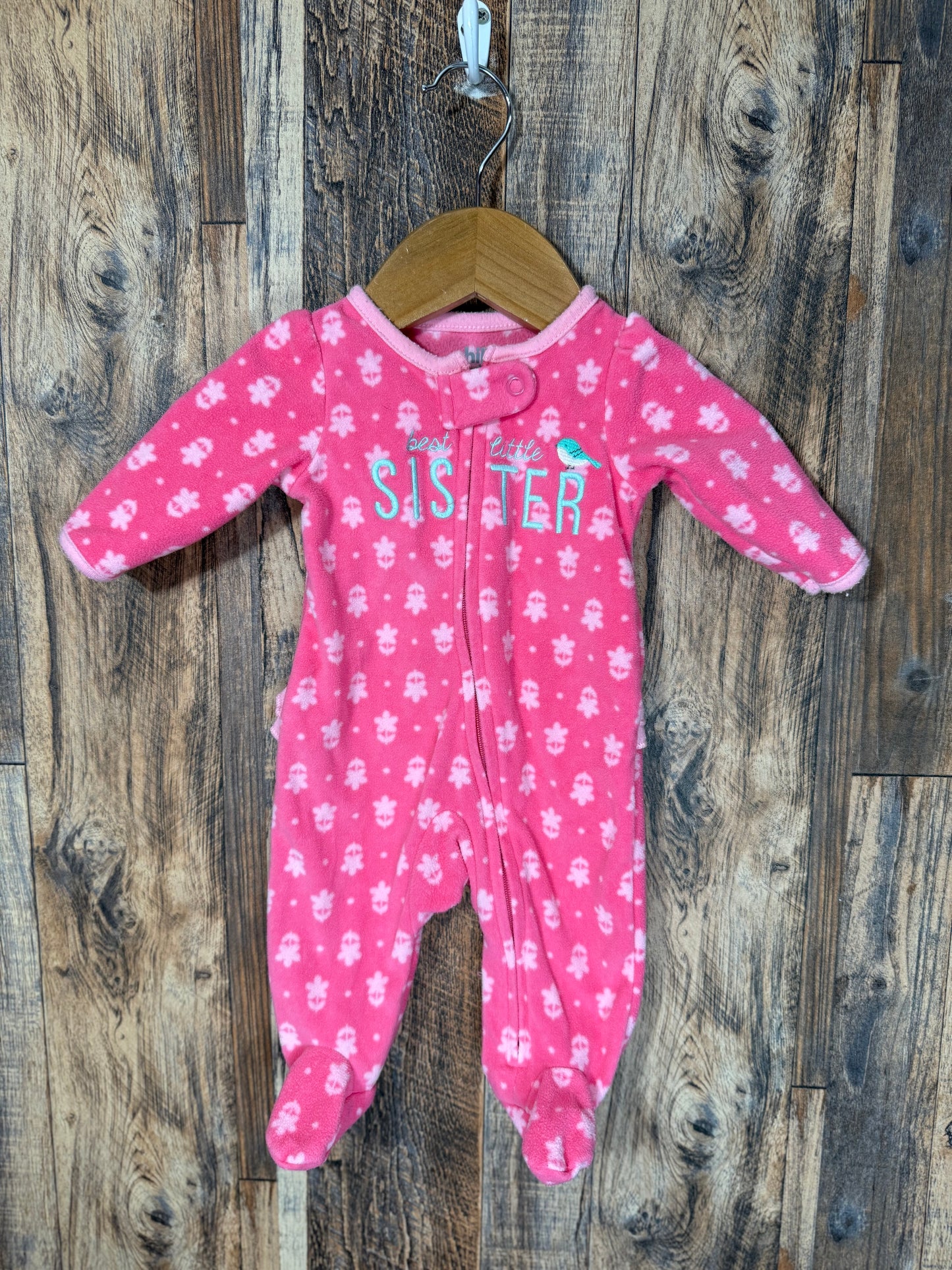 Fleece sleeper, size NB