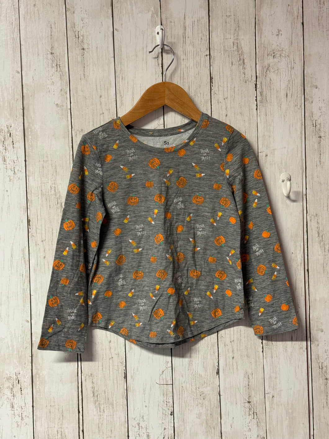 LS Halloween shirt, size 4-5