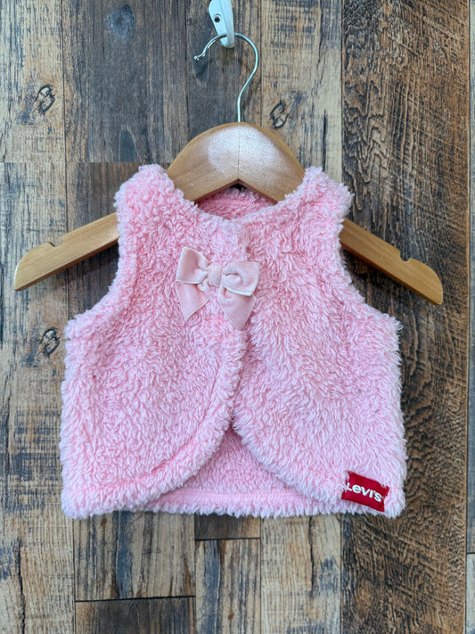 Fuzzy vest, size 3m