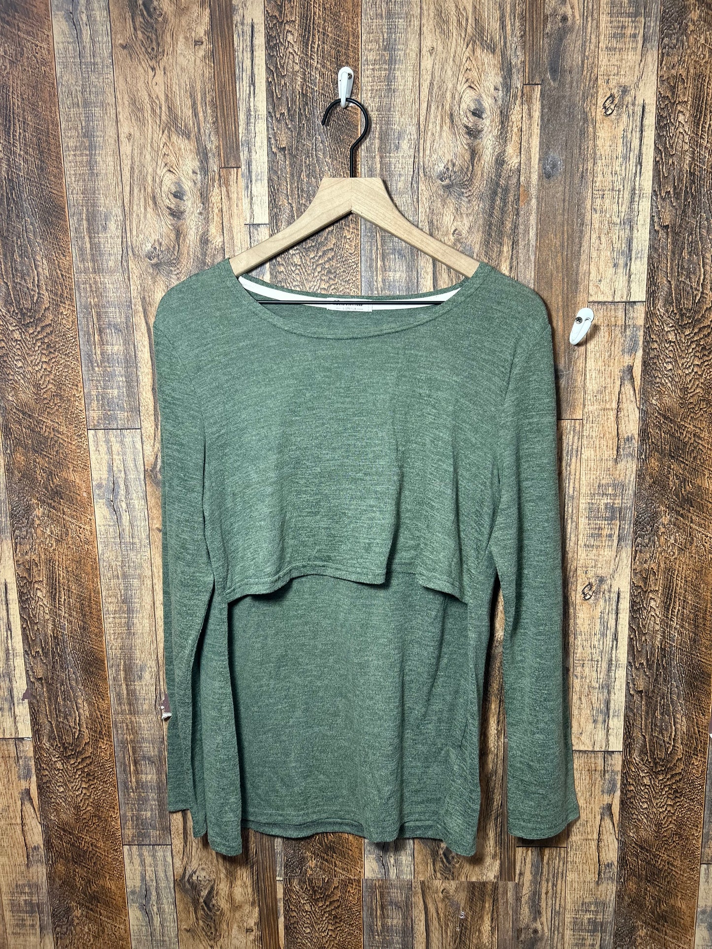 LS nursing shirt, size L