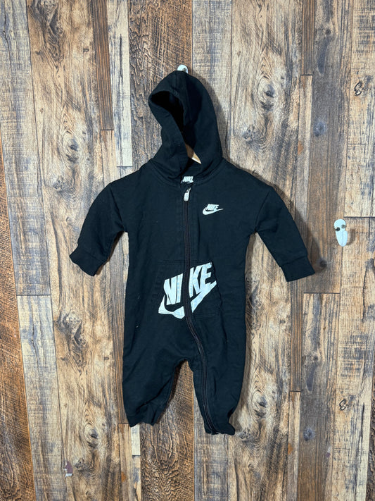 Hooded romper, size 6m