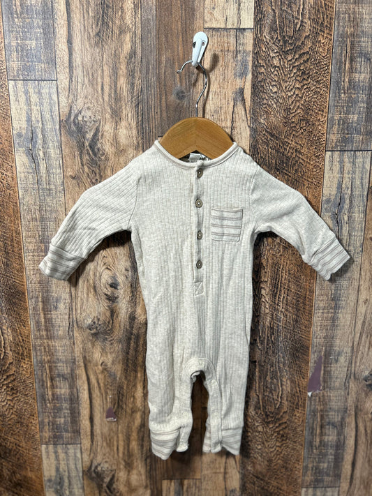 Organic cotton romper, size 0-3m
