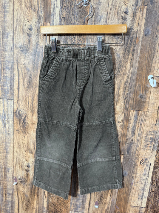 Brown corduroy pants, size 4t