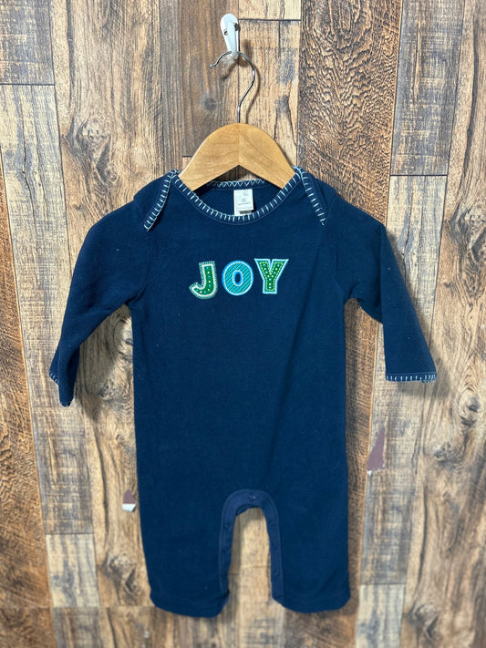 Fleece romper, size 6-12m
