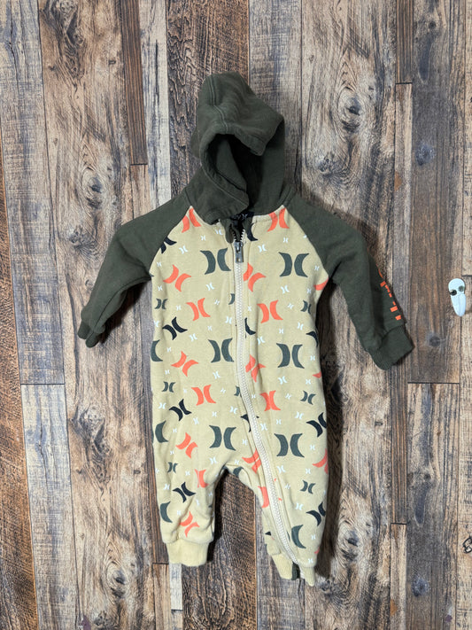 Hooded Sweatshirt Romper, size 6m
