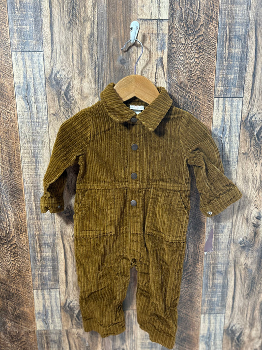 Corduroy romper, size 6-9m