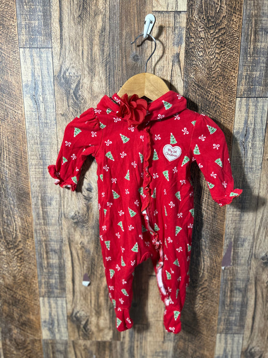 Holiday sleeper w/ headband, size 3m